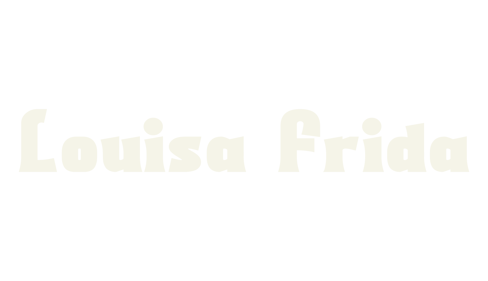 Louisa Frida, serif font preview