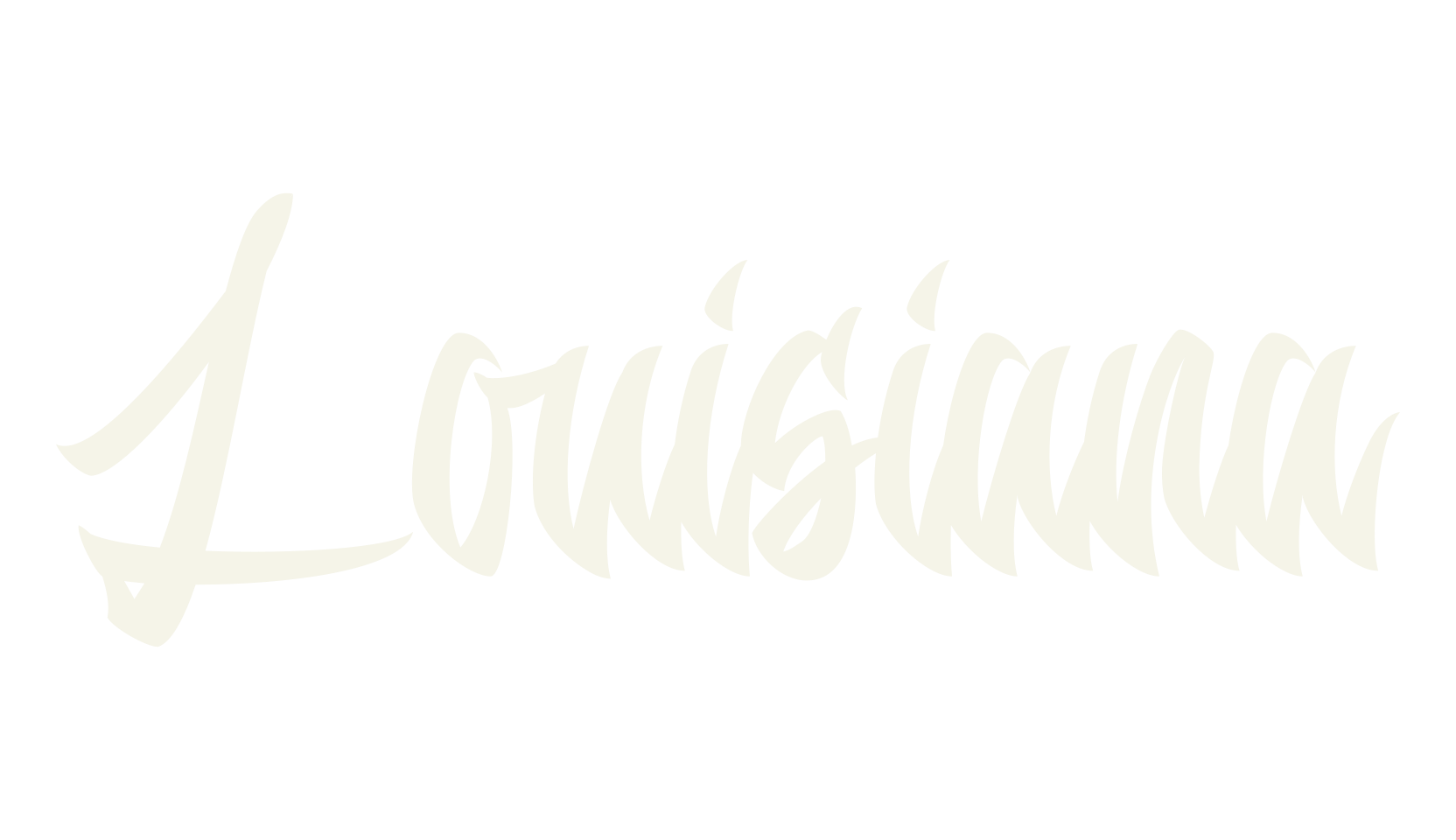 Louisiana, masculine font preview