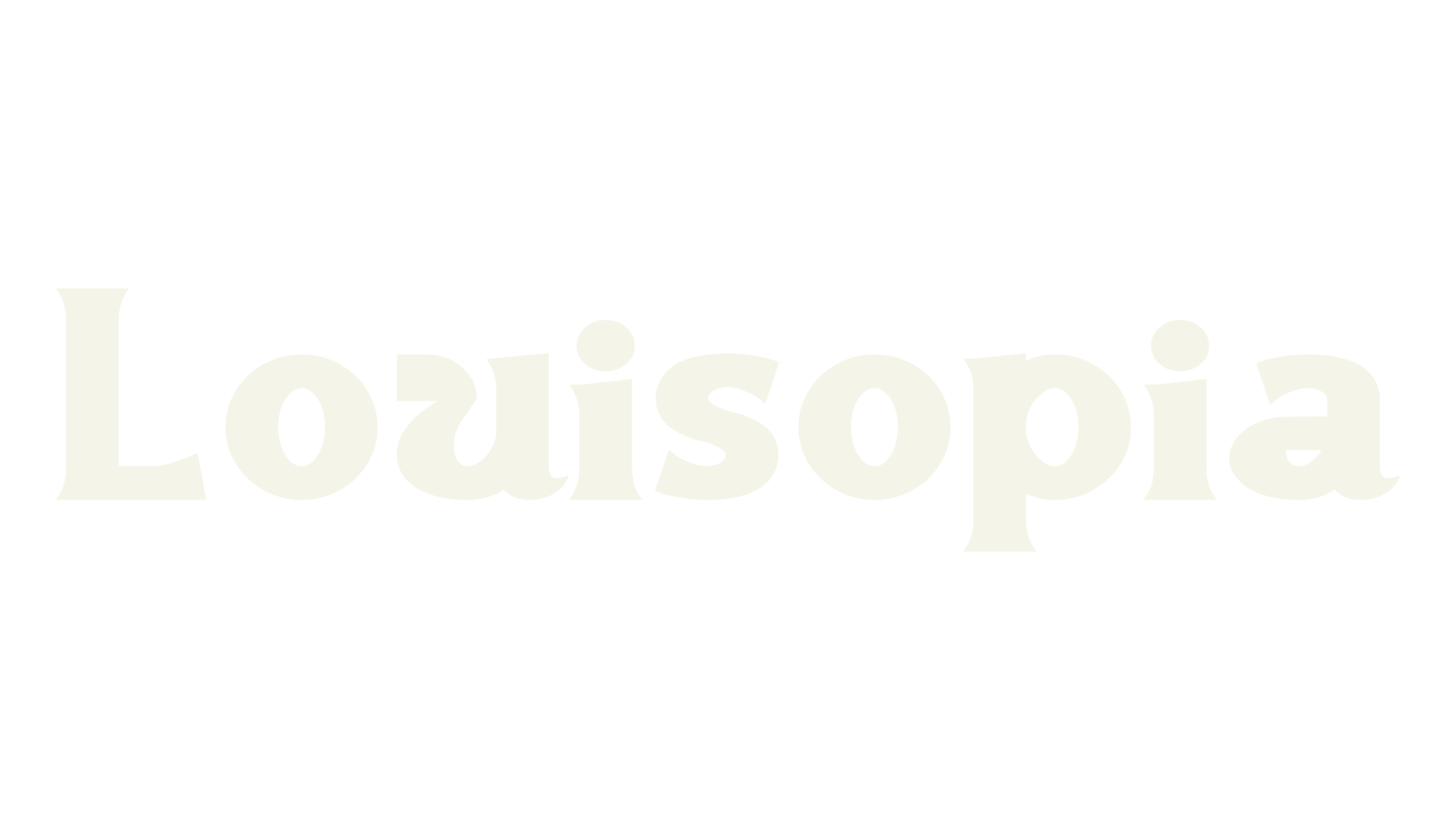 Louisopia, cafe font preview
