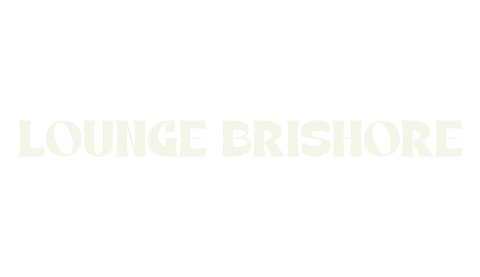 LOUNGE BRISHORE, graffiti font preview
