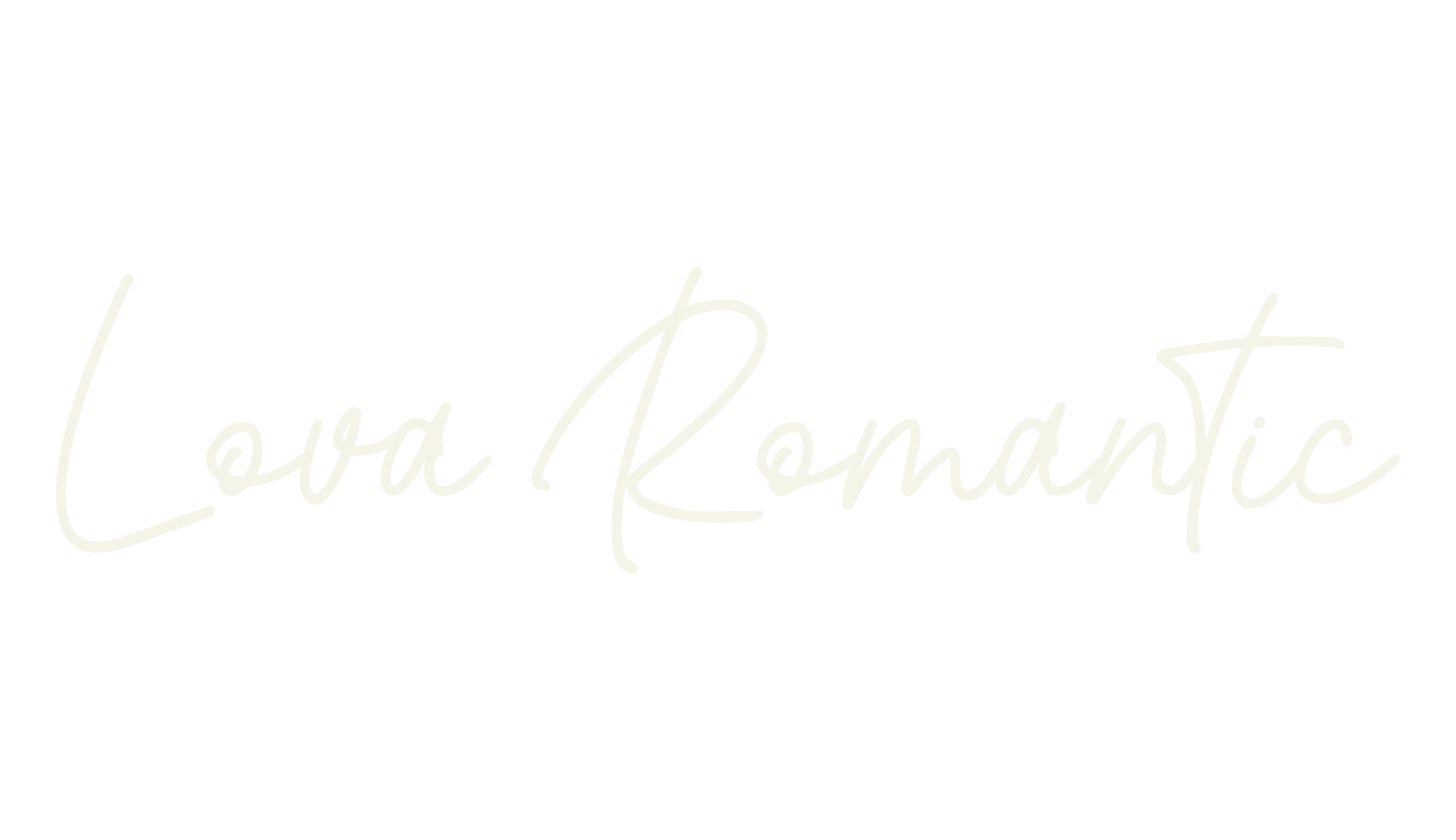 Lova Romantic, watermark font preview