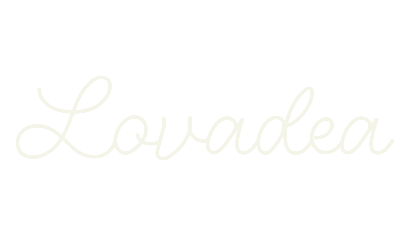 Lovadea, calligraphy font preview