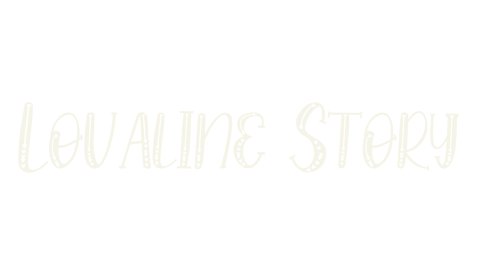 Lovaline Story, love font preview