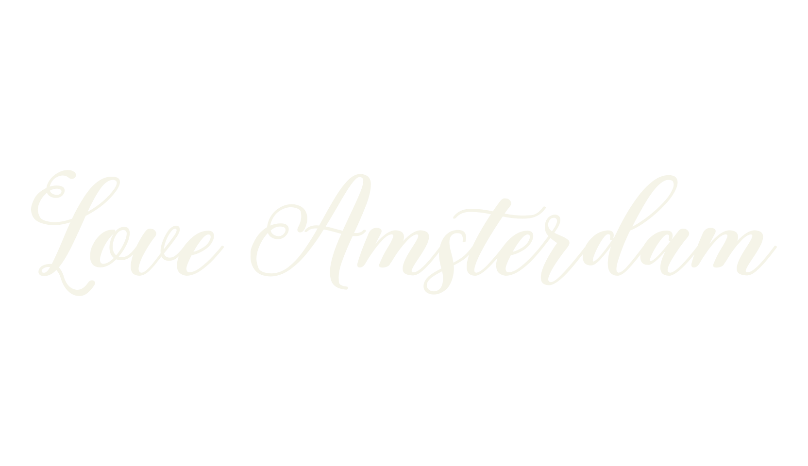 Love Amsterdam, decorative font preview