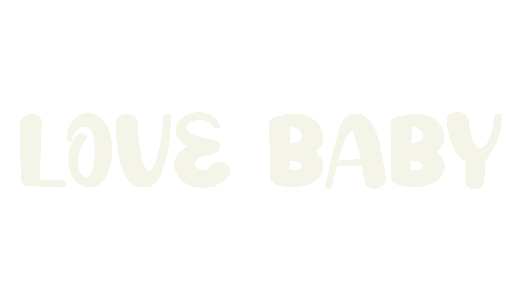 Love Baby, script font preview