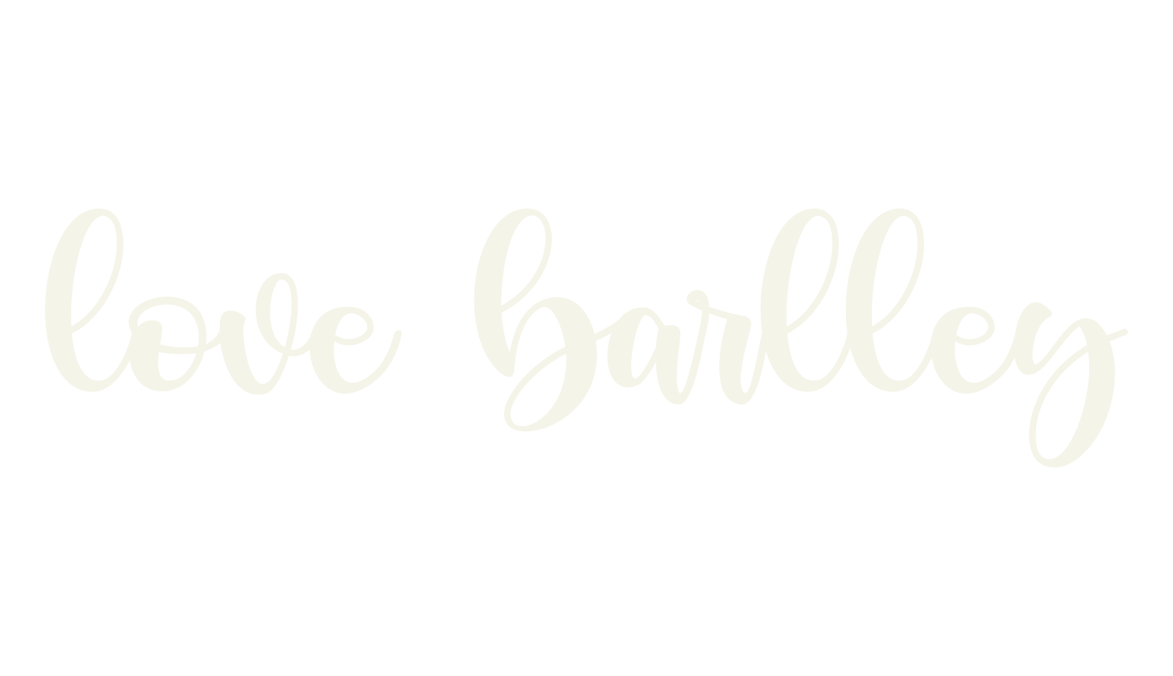 love barlley, lettering font preview