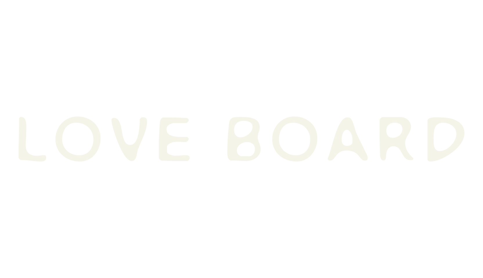 Love Board, hand drawn font preview