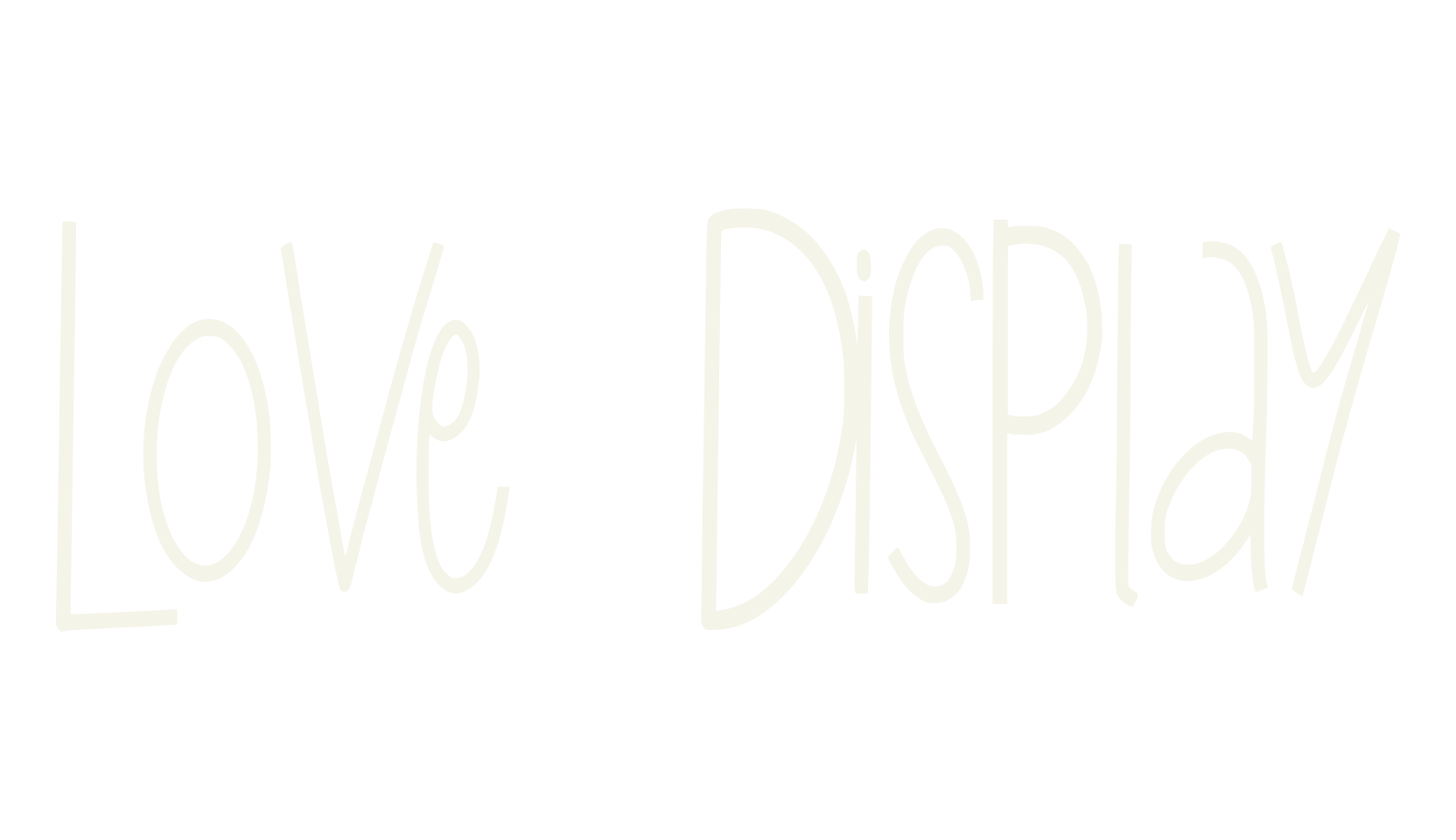 Love Display, cute font preview