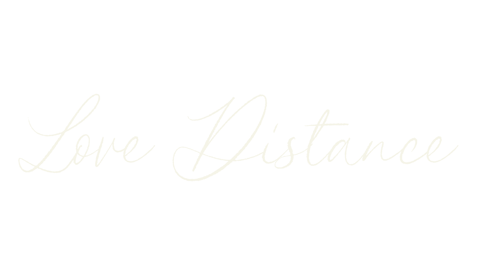 Love Distance, fashion script font preview