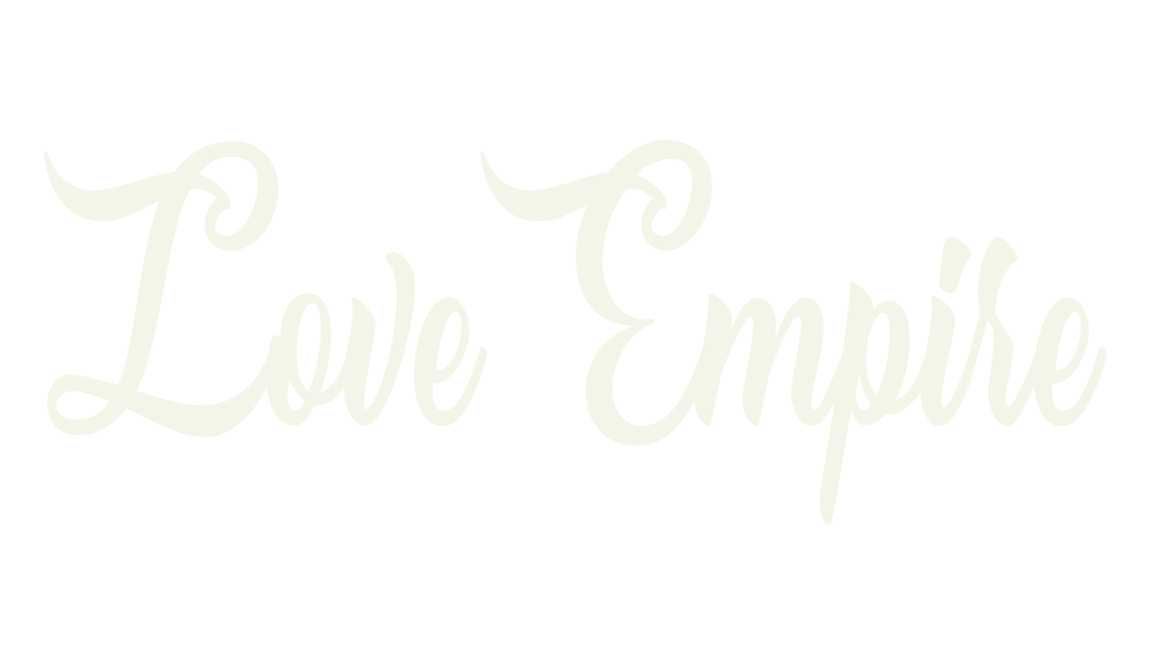 Love Empire, fashion script font preview