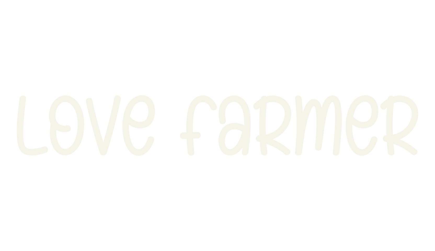 Love Farmer, fashion script font preview