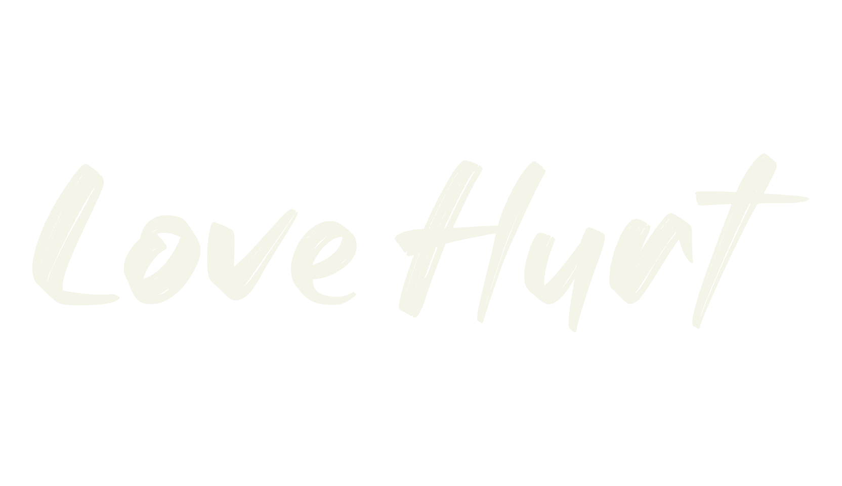 Love Hurt, calligraphy font preview