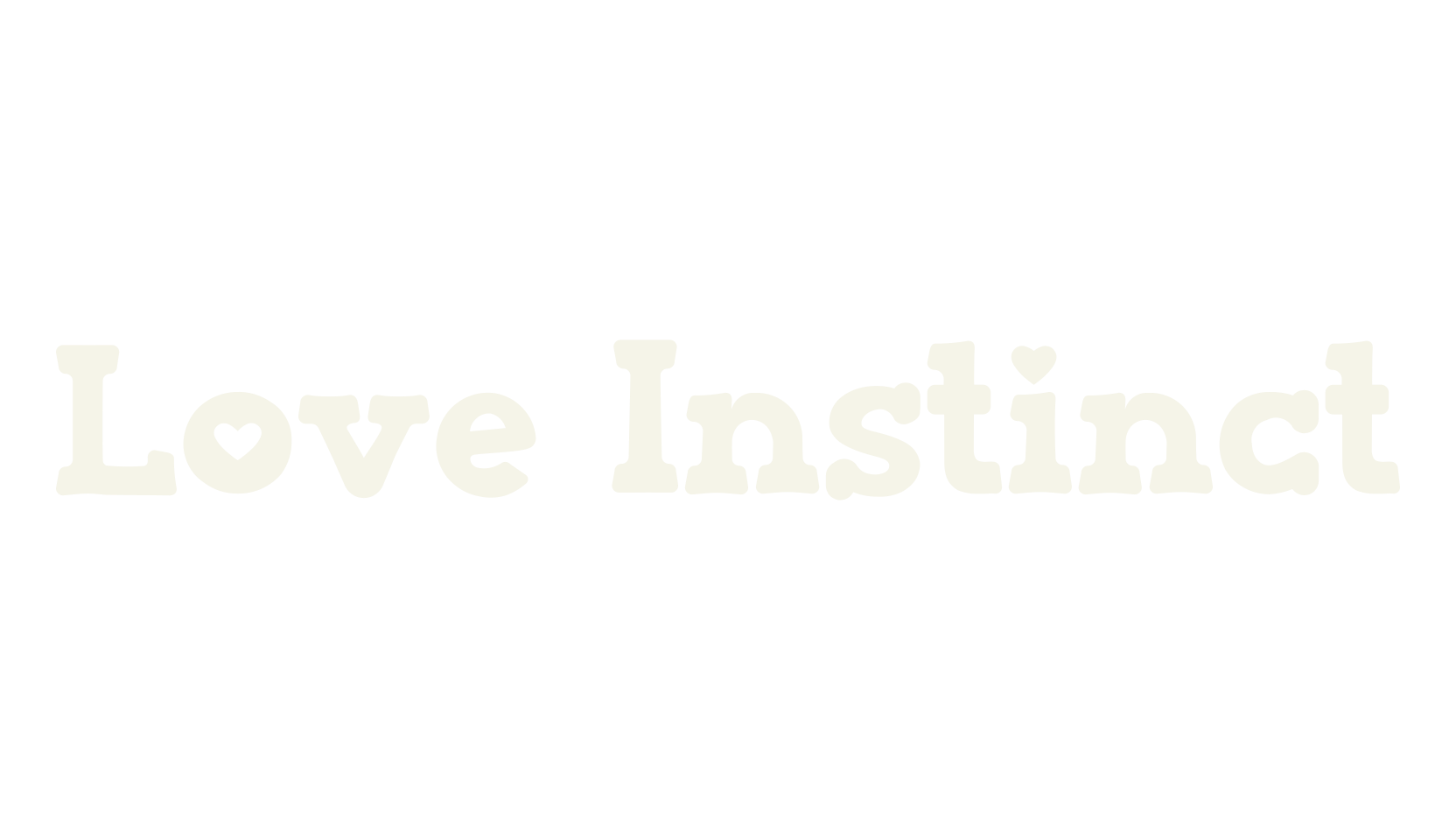 Love Instinct, bold font preview