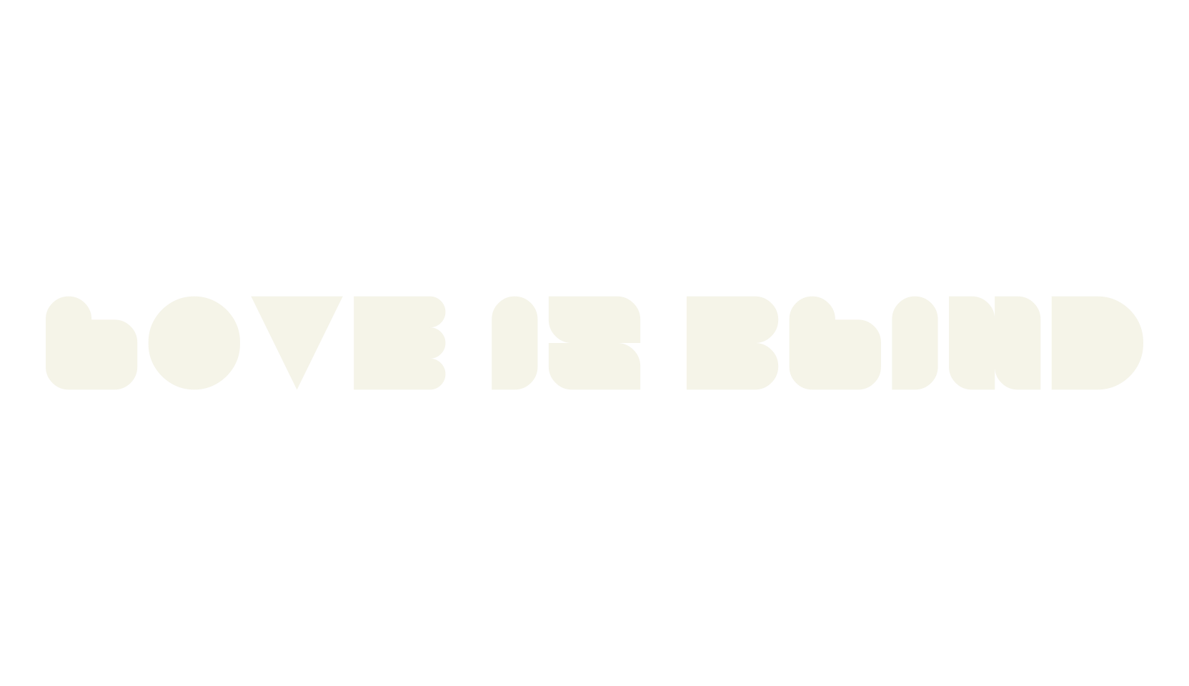 LOVE IS BLIND, display market font preview