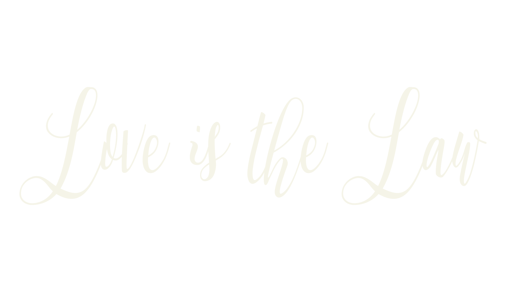 Love is the Law, fashion script font preview
