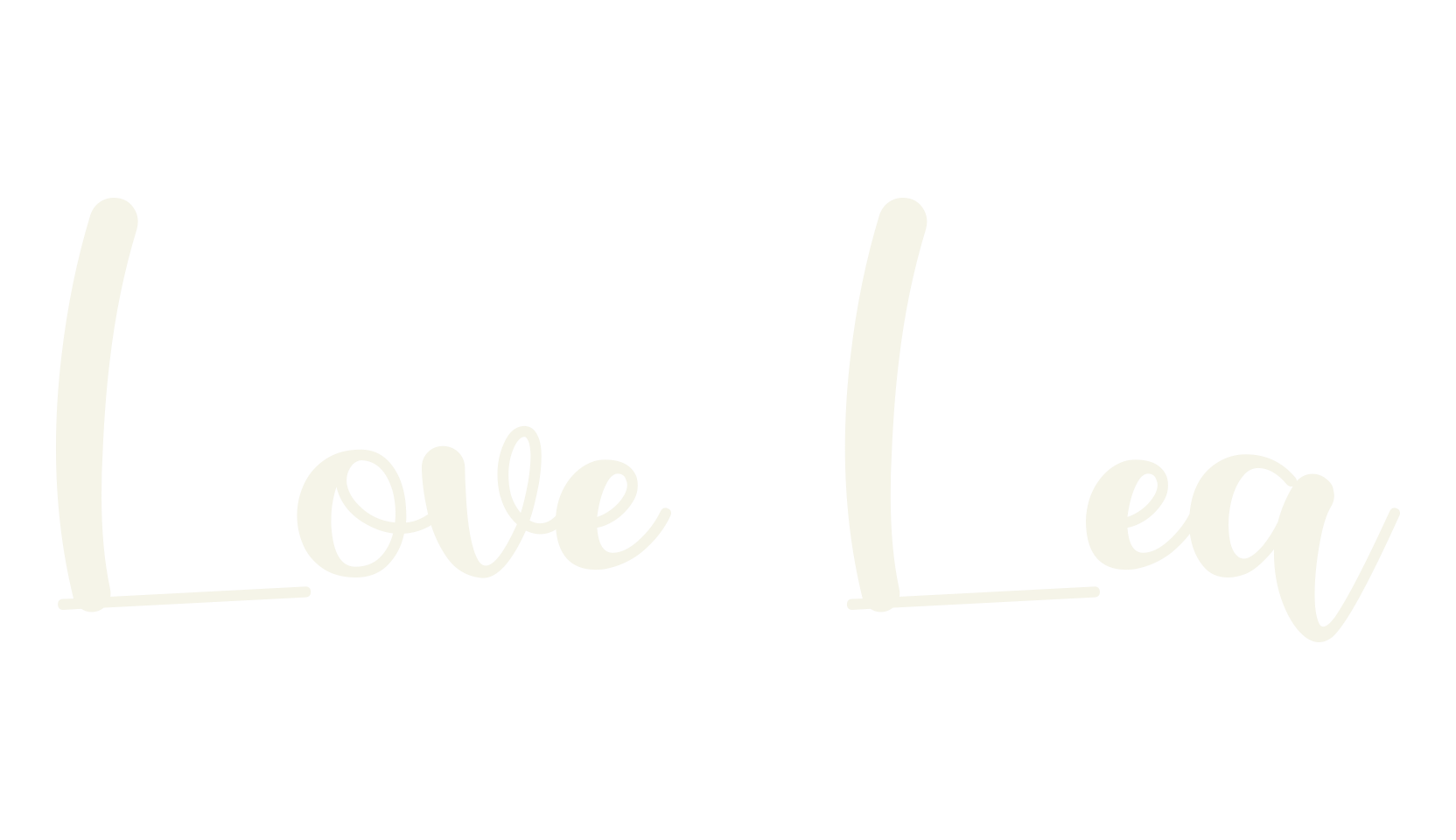 Love Lea, heart font preview