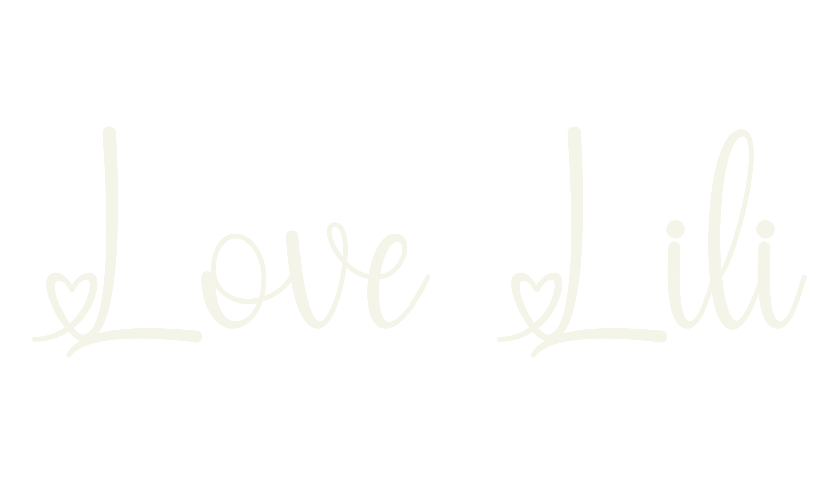 Love Lili, script font preview