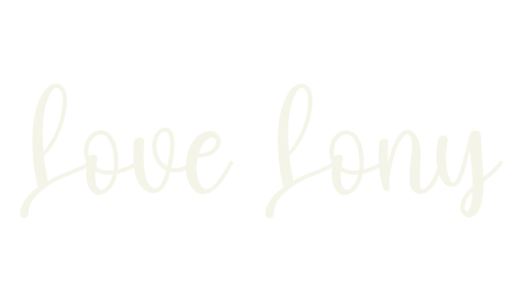 Love Lony, wedding font preview