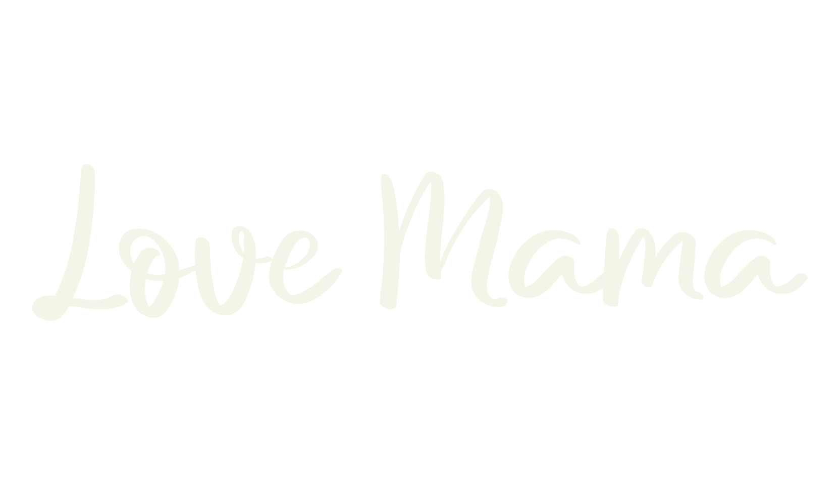 Love Mama, calligraphy font preview