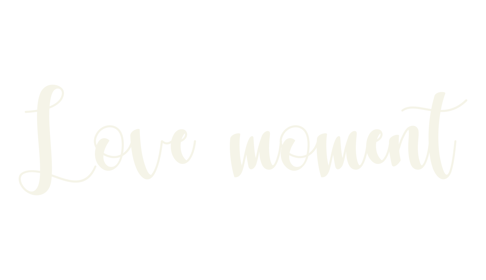 Love moment, wedding font preview