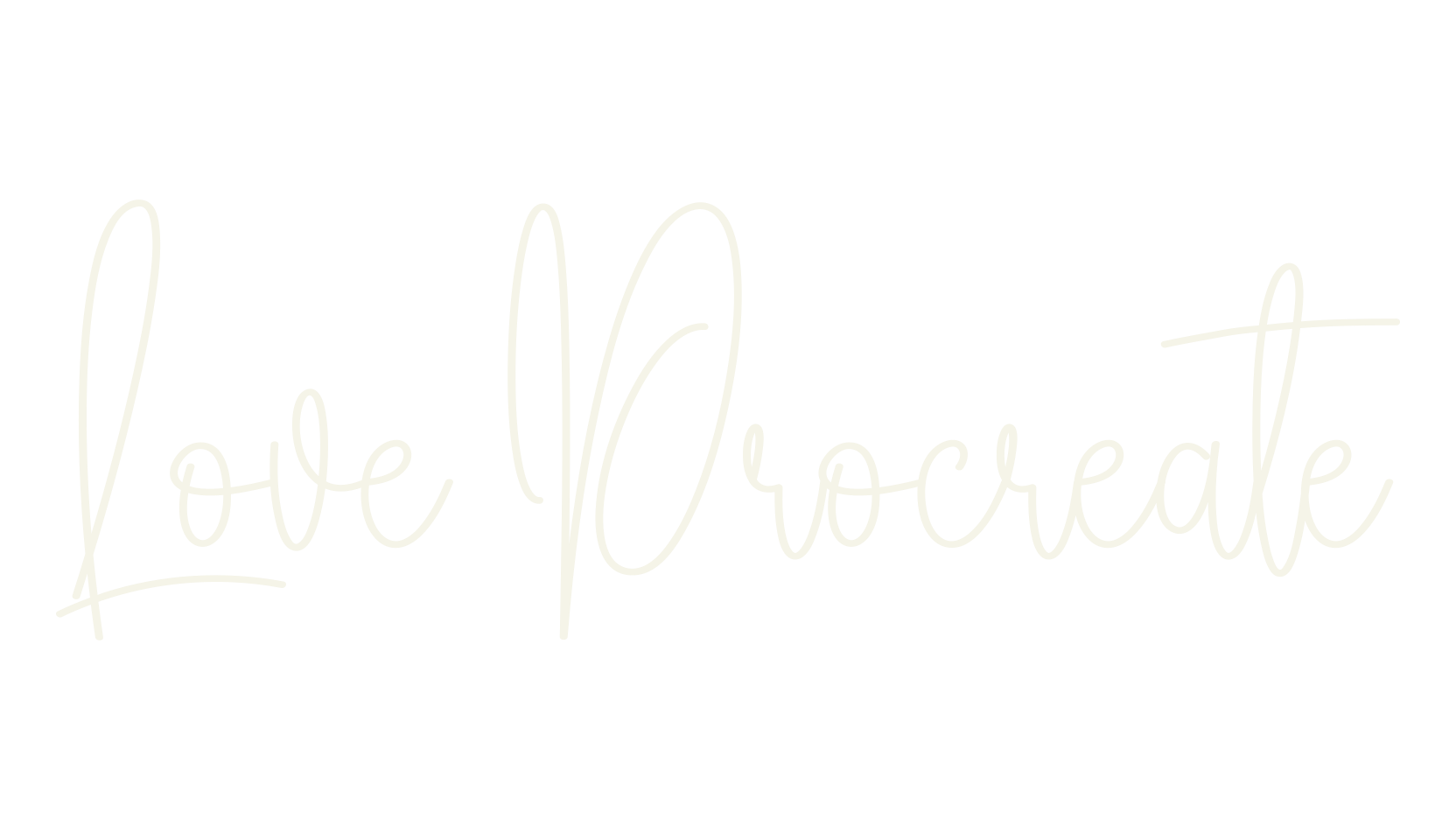 Love Procreate, fashion script font preview