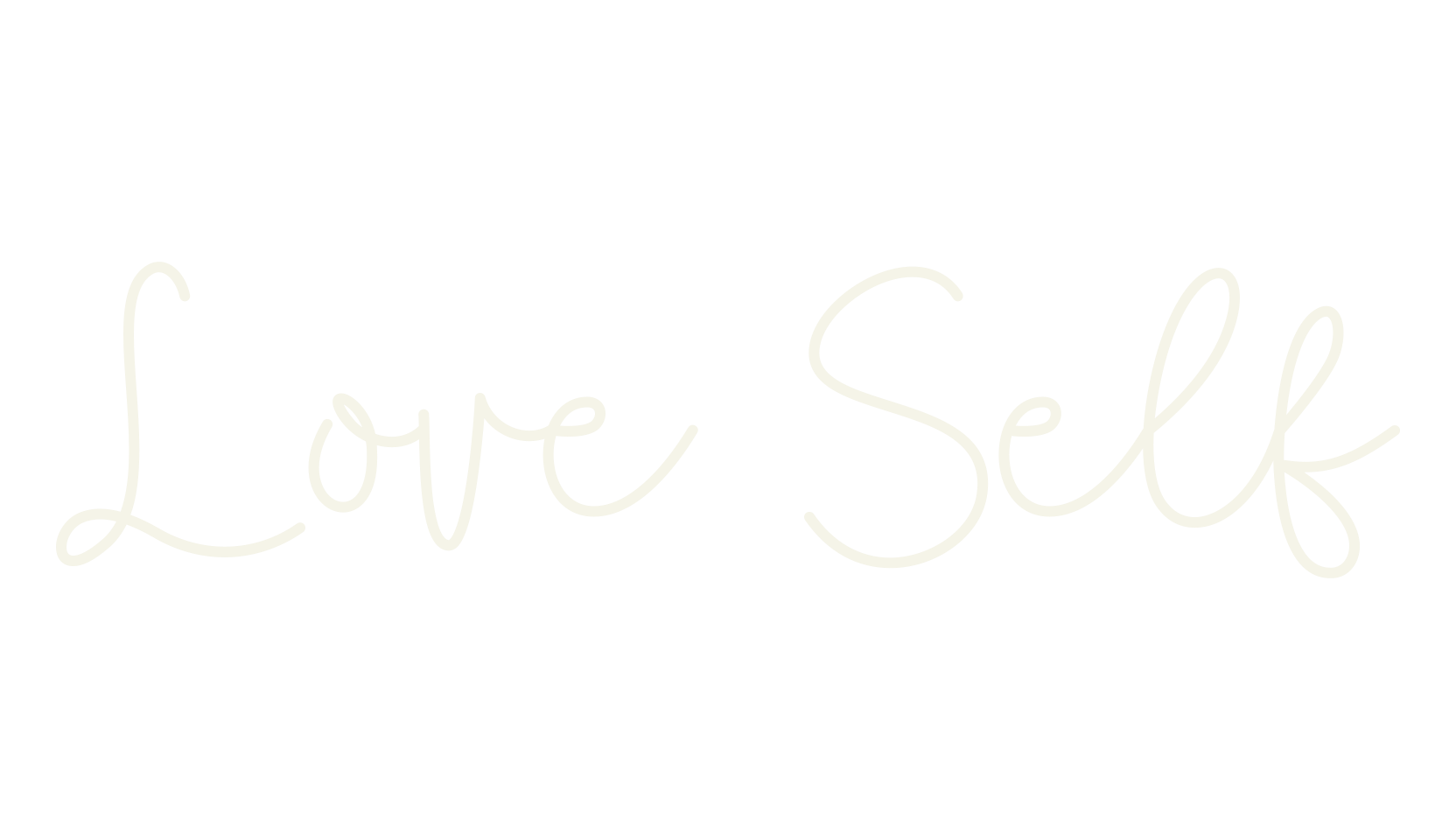 Love Self, fashion script font preview