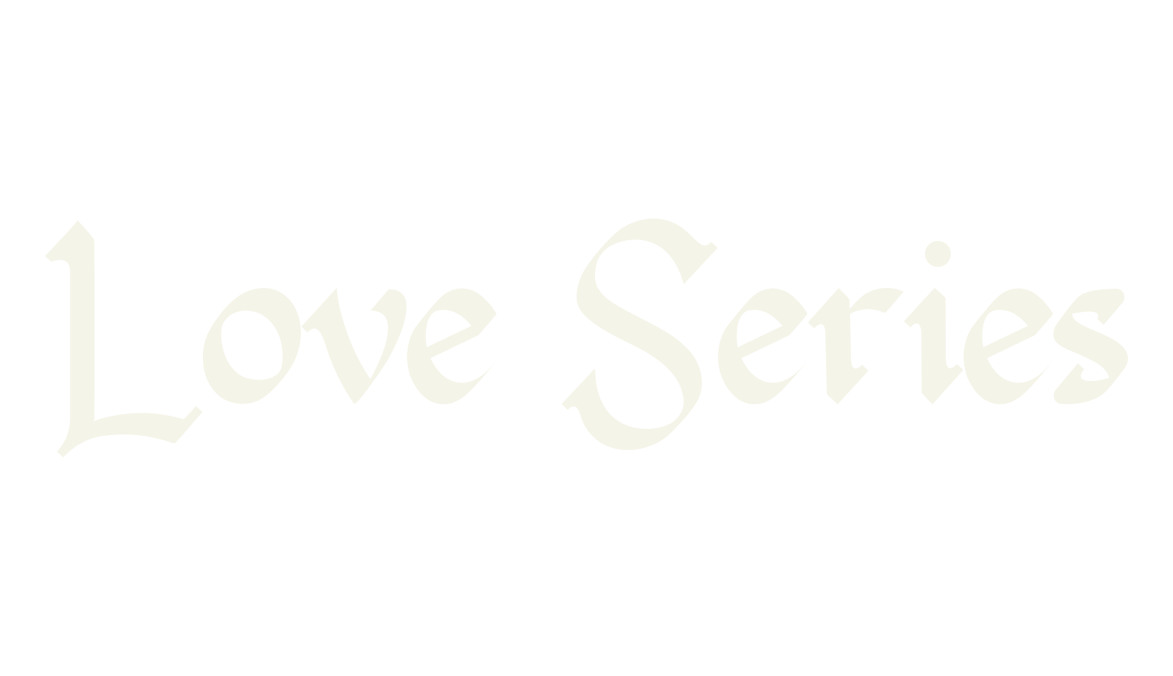 Love Series, blackletter font preview