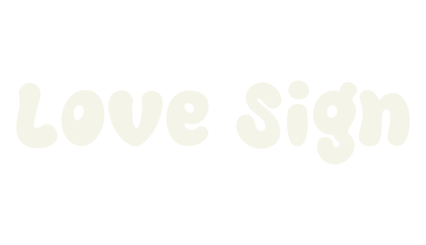 Love Sign, display market font preview