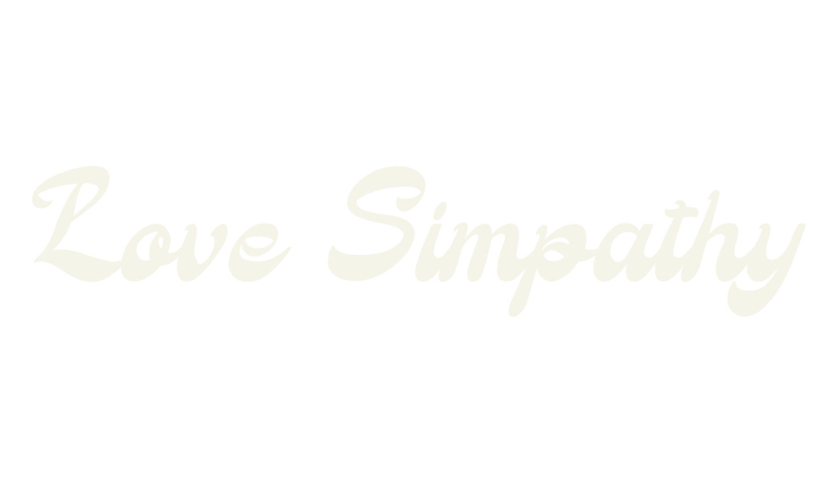 Love Simpathy, 80s font preview