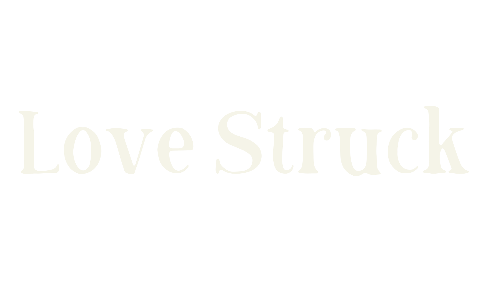 Love Struck, sans font preview