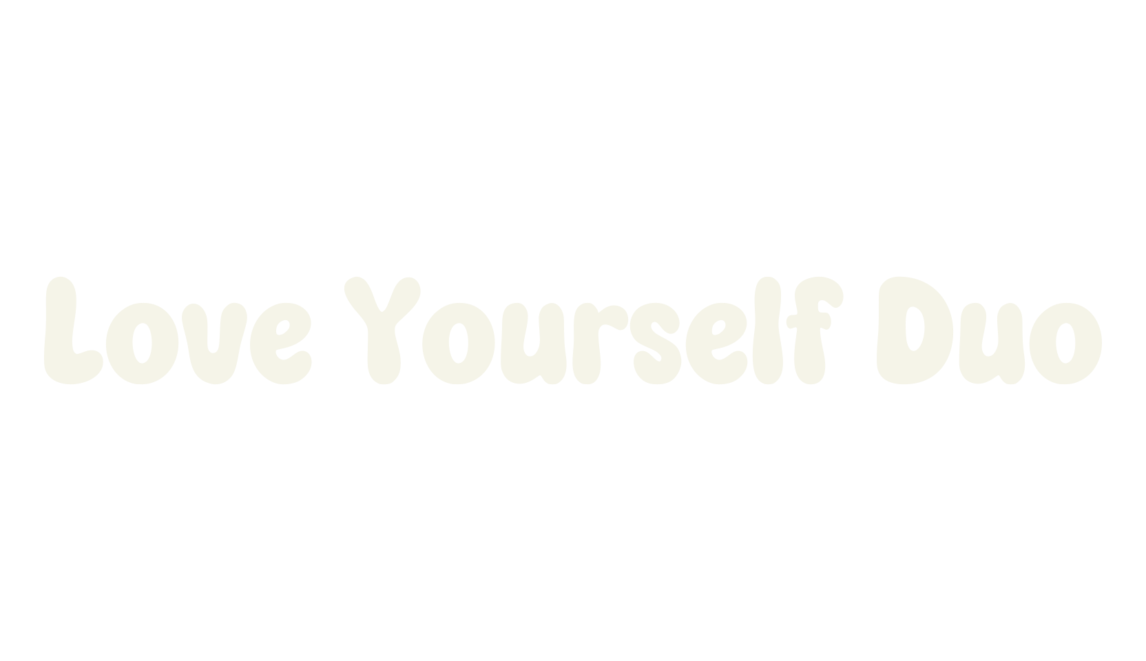 Love Yourself Duo, handwriting font preview
