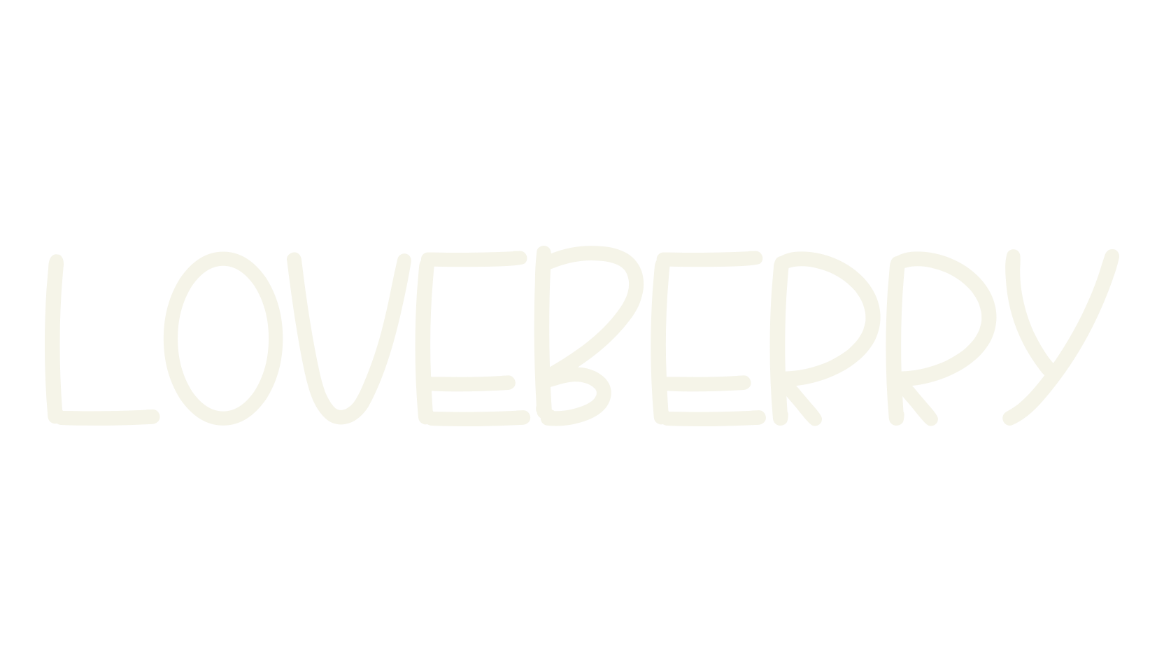 Loveberry, children font preview