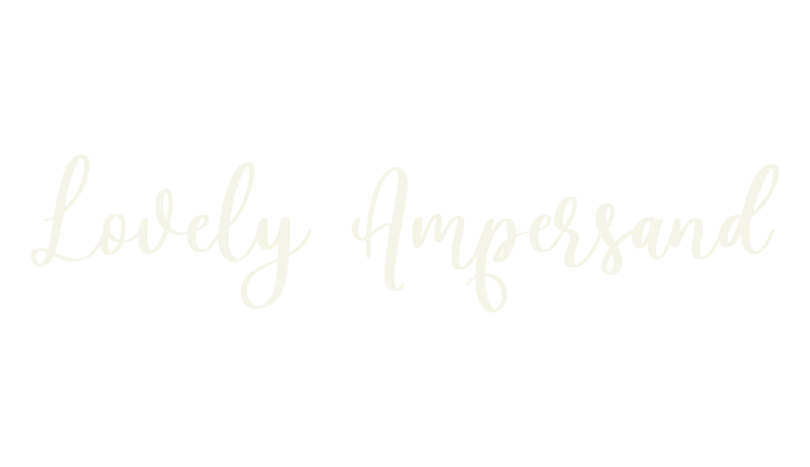 Lovely Ampersand, wedding font preview