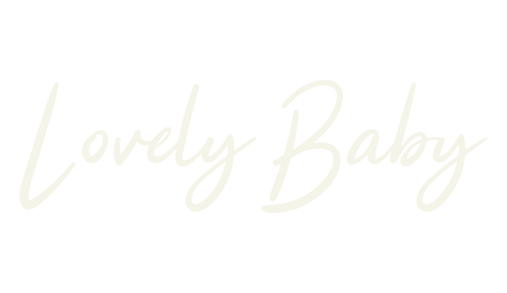 Lovely Baby, signature font preview