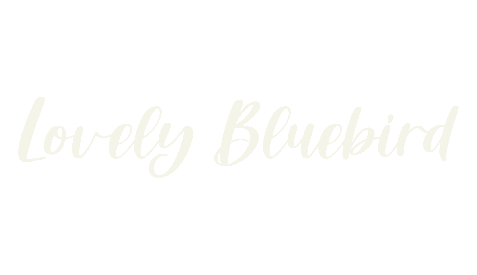 Lovely Bluebird, lettering font preview