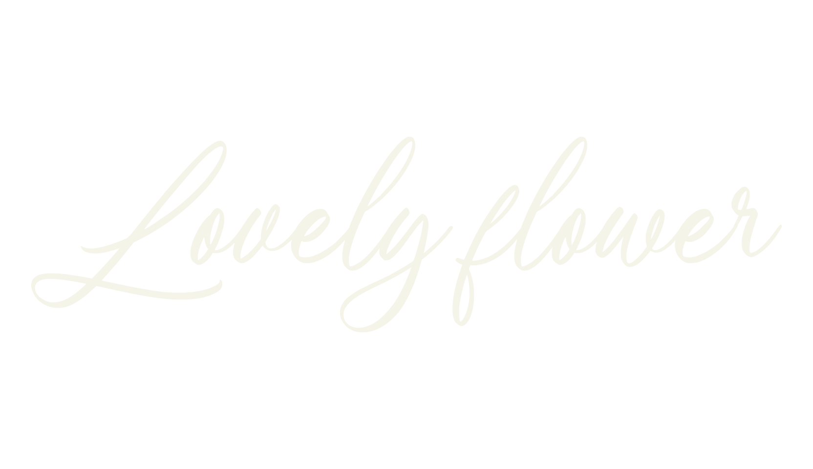 Lovely flower, pretty font preview