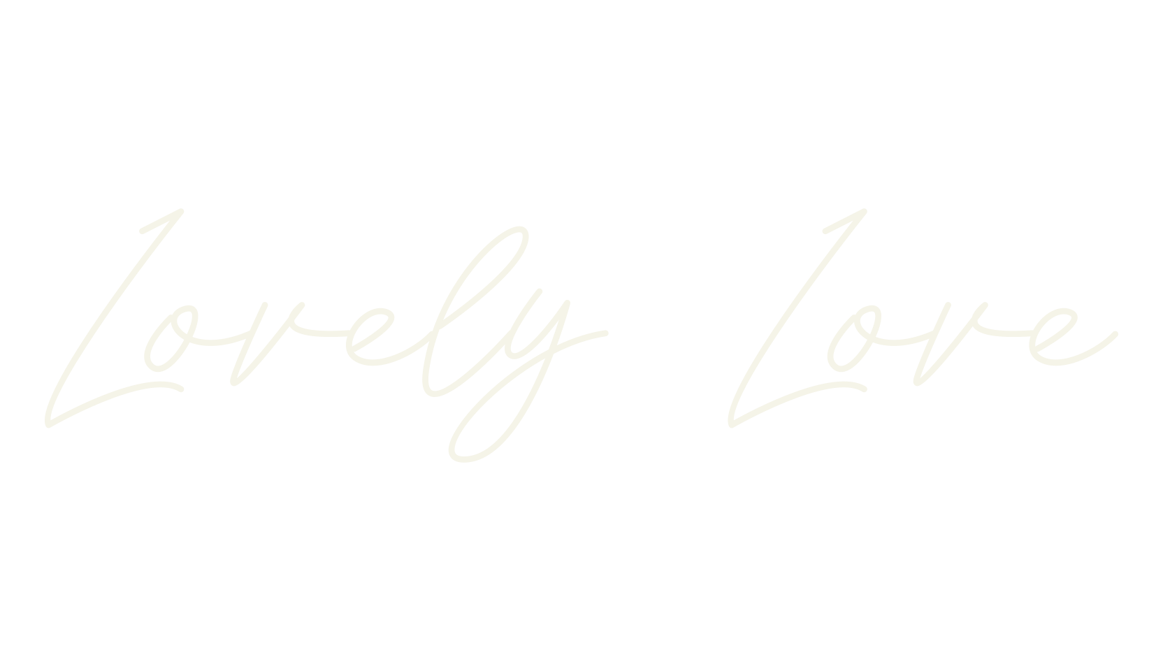 Lovely Love, cursive font preview