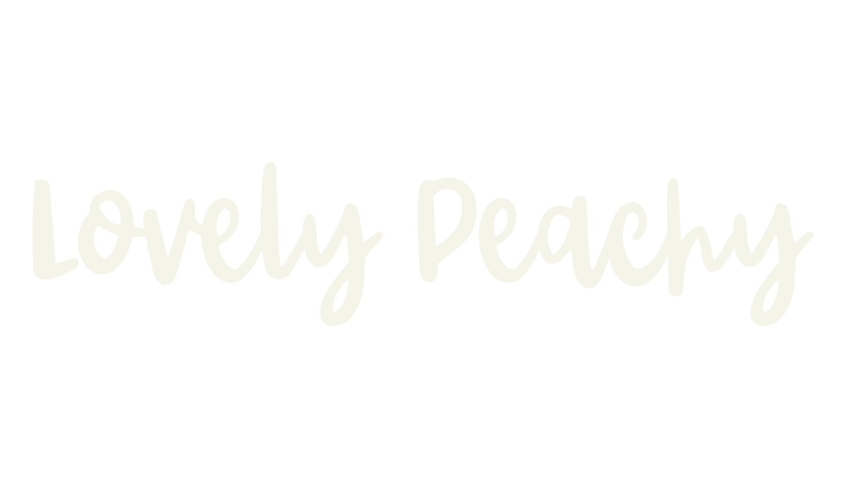 Lovely Peachy, lettering font preview