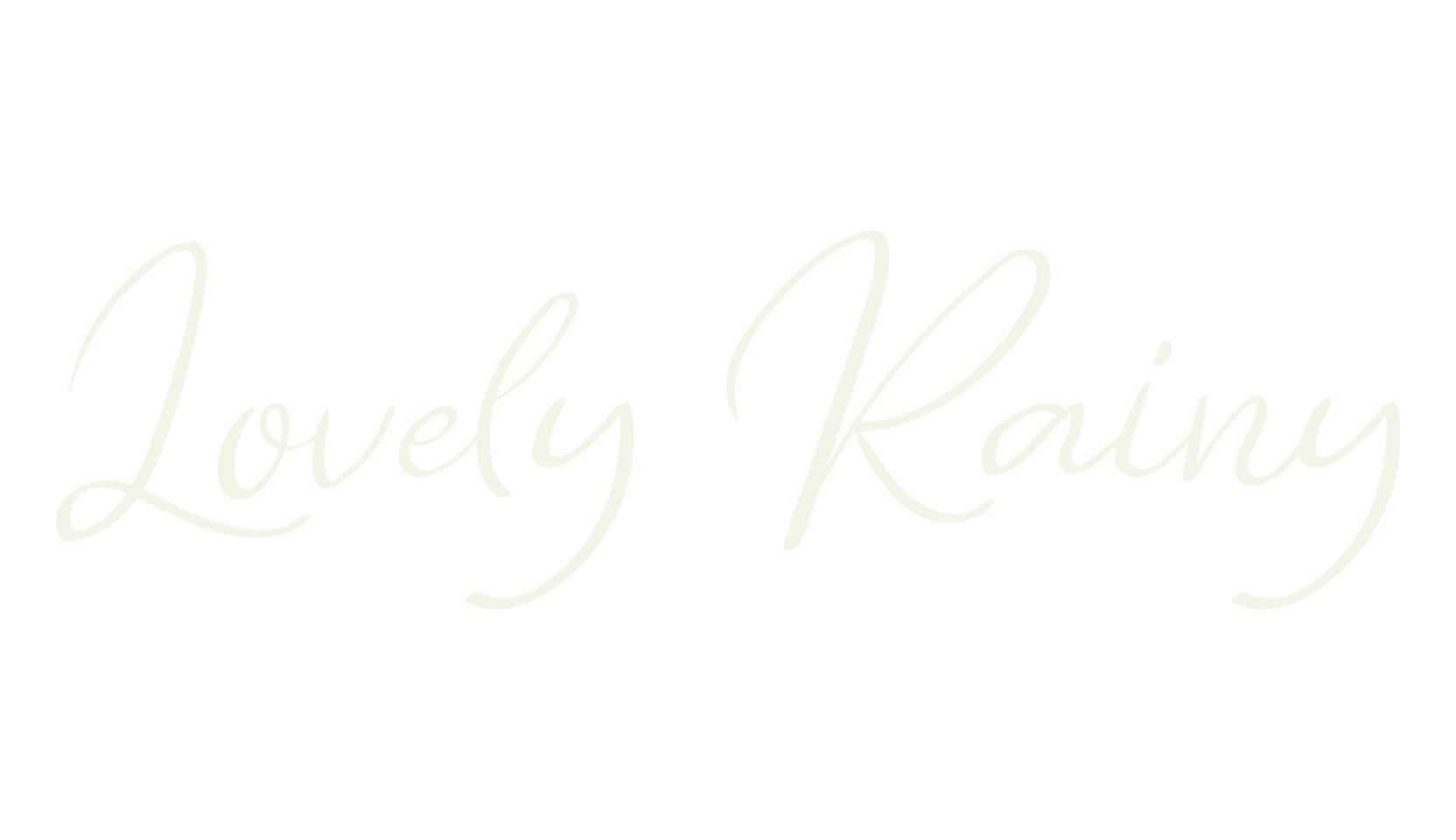 Lovely Rainy, design font preview