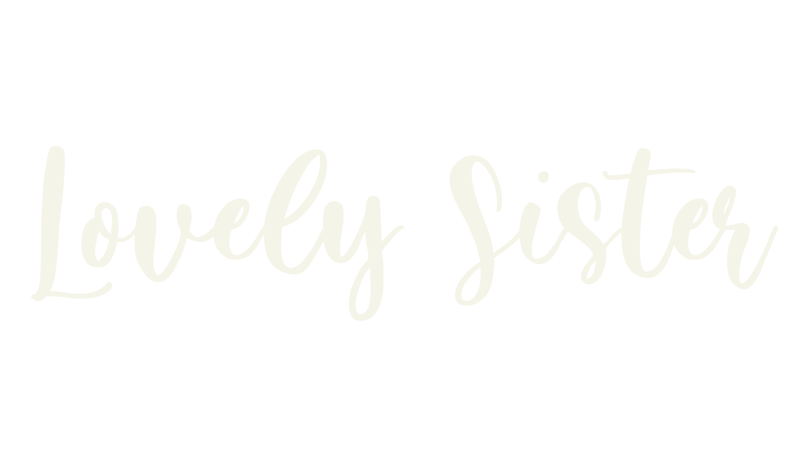 Lovely Sister, fancy font preview