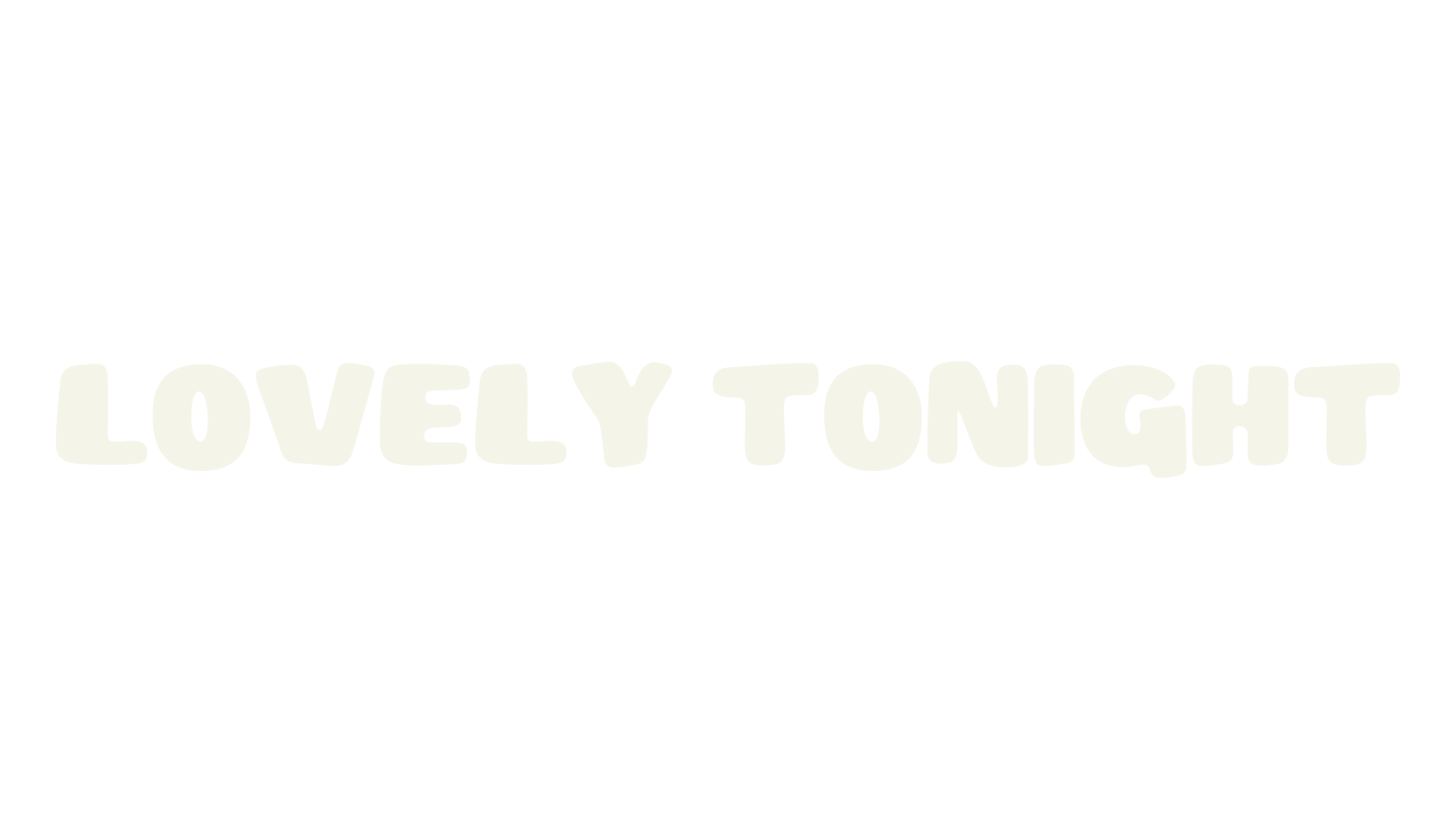 Lovely Tonight, ligatures font preview