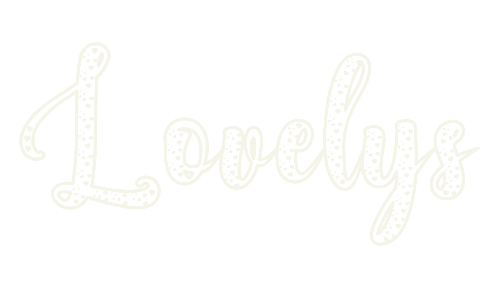 Lovelys, fancy font preview