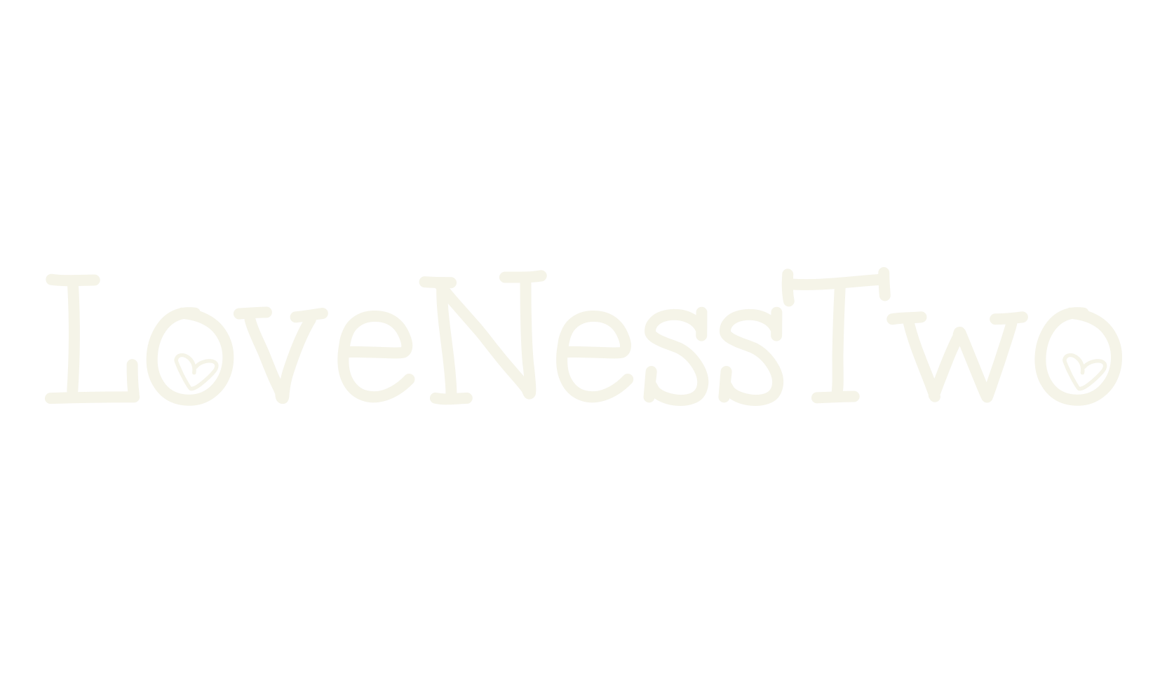 LoveNessTwo, handwritten font preview