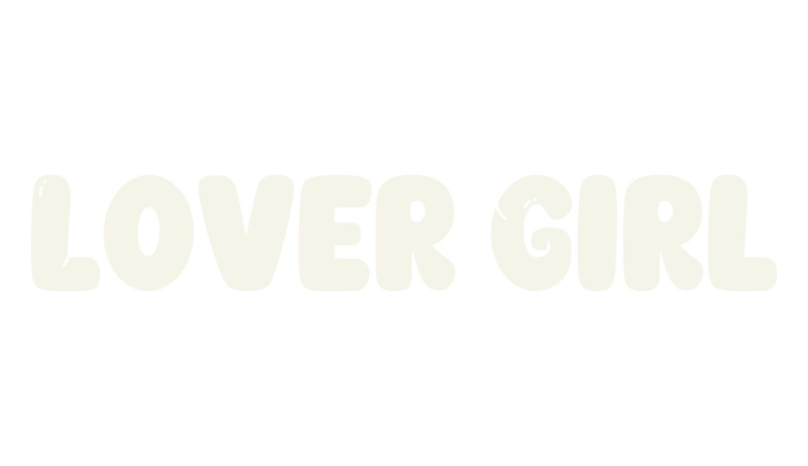 Lover Girl, cute font preview