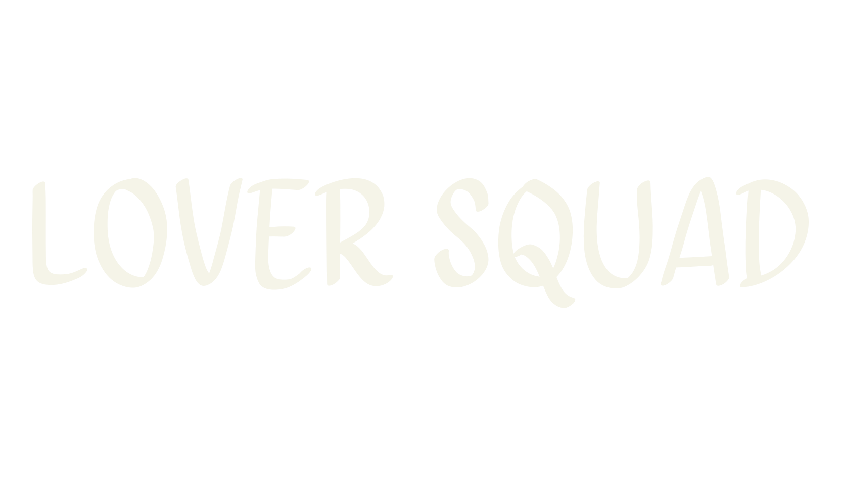 LOVER SQUAD, chalkboard font preview
