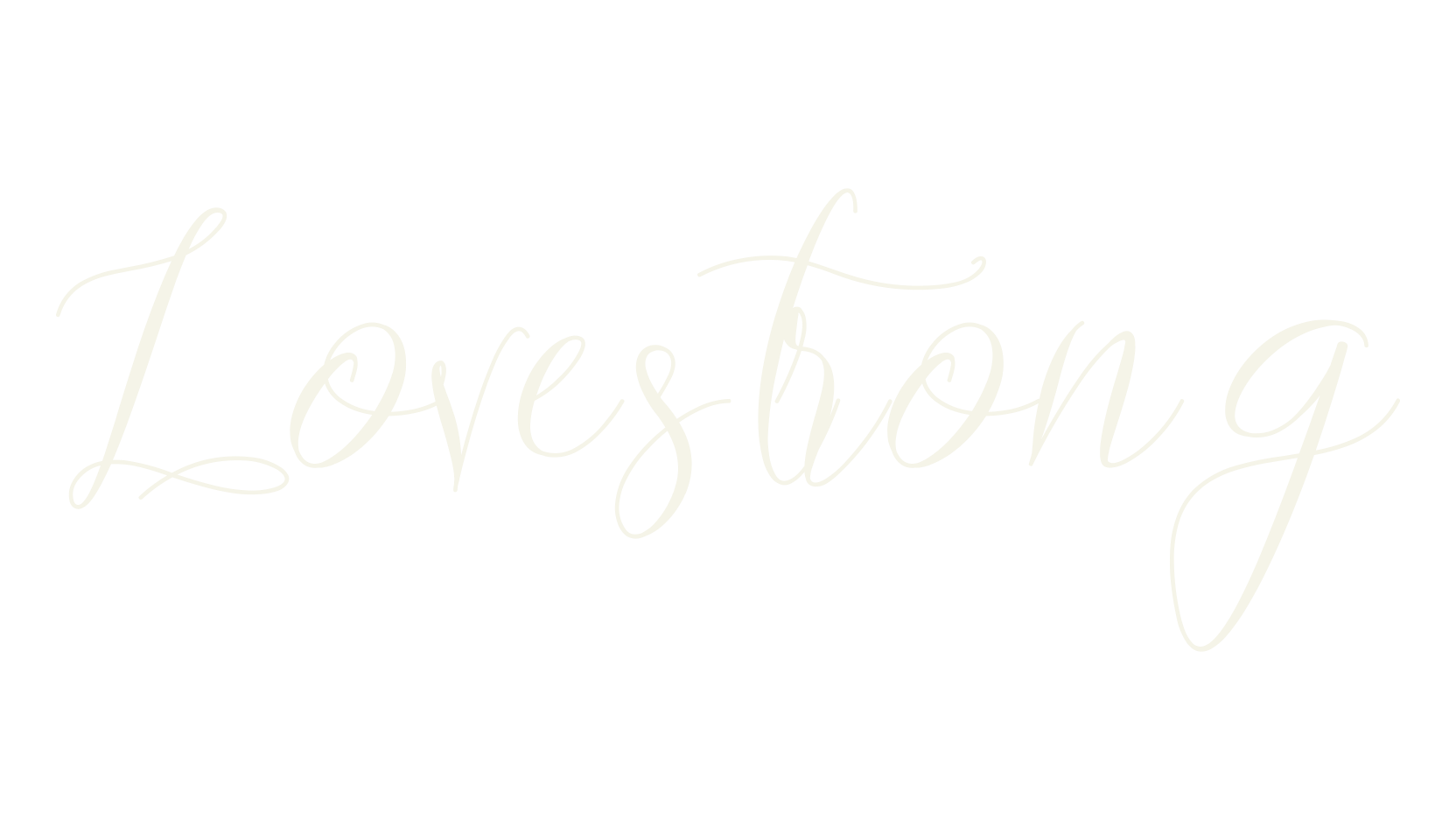 Lovestrong, thin font preview