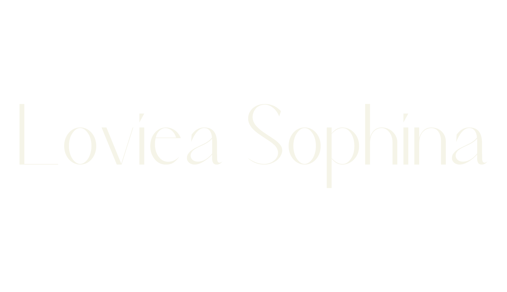Loviea Sophina, elegant font preview