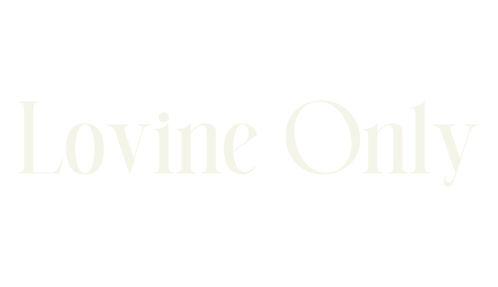 Lovine Only, serif font preview