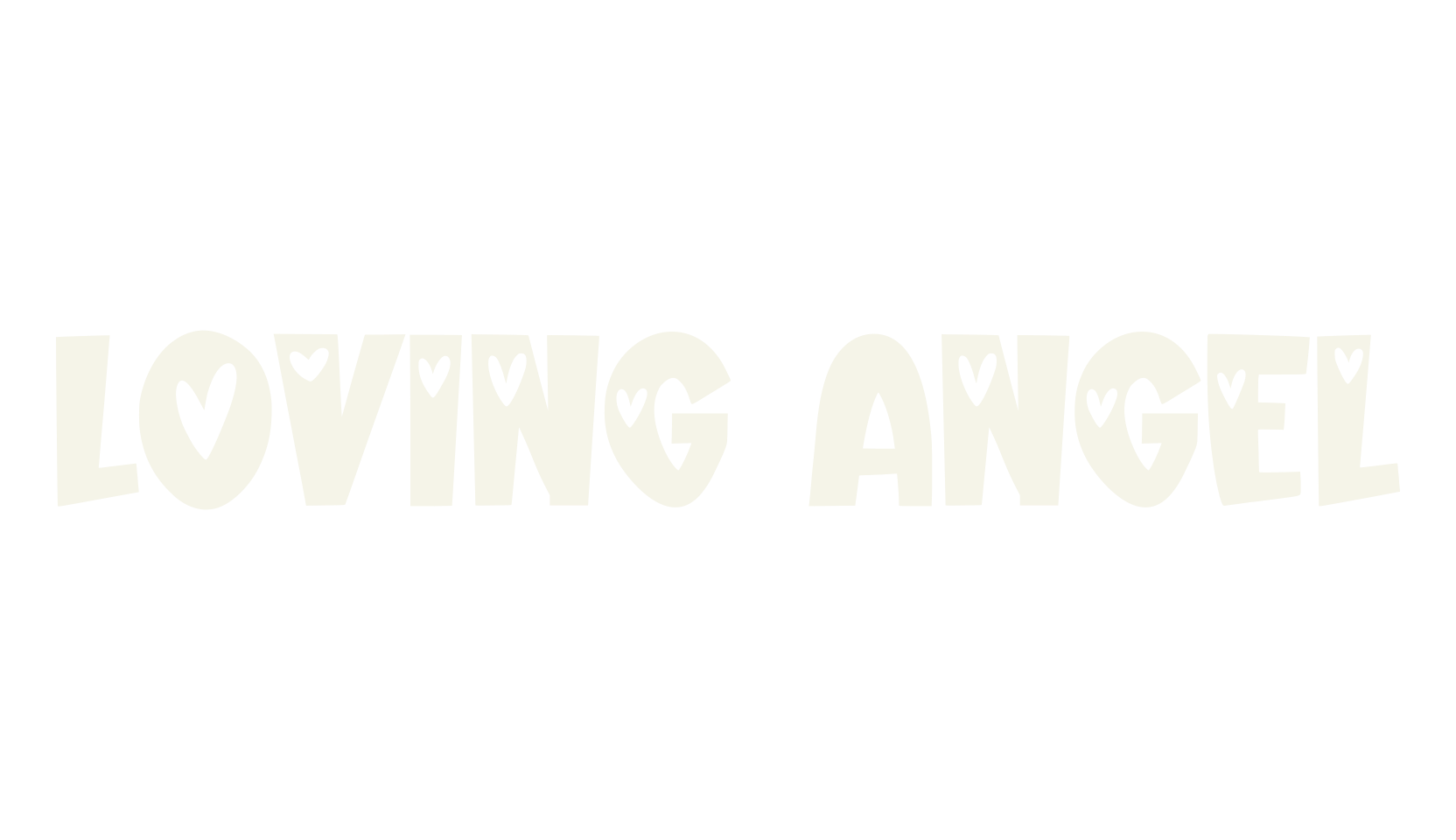 Loving Angel, funky font preview