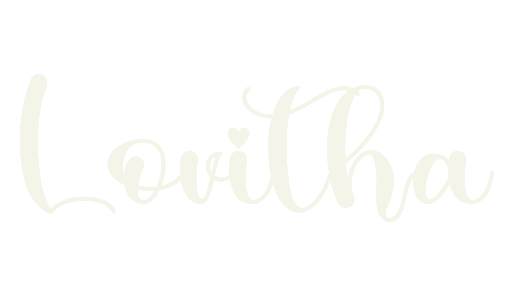 Lovitha, valentine font preview